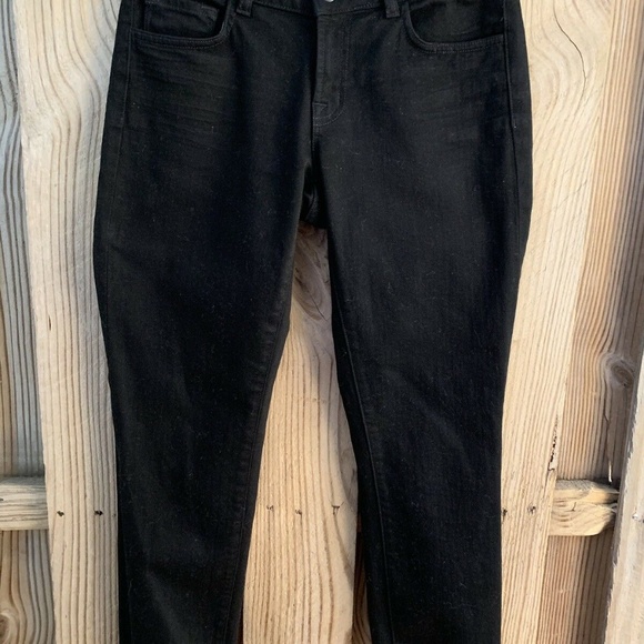 J Brand Scarlett Seven Eights Black Skinny Jeans - Picture 7 of 8